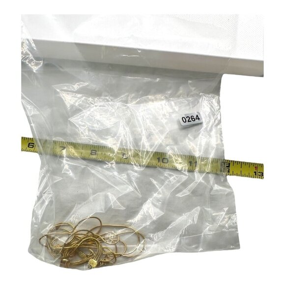 Napier Gold-Tone Multi-Strand Necklace Adjustable Chain Minimalist EUC Vintage - Picture 9 of 9